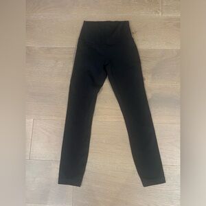 Black Lululemon Leggings 7/8 length w/ some pilling